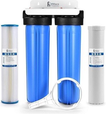 Sistema de filtración de agua para toda la casa de 3 pozos