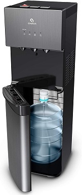 6Dispensador de enfriador de agua de carga inferior con autolimpieza Avalon A3BLK