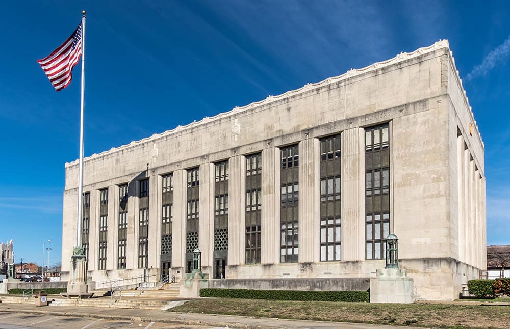 Palacio de justicia federal en Meridian, Mississippi