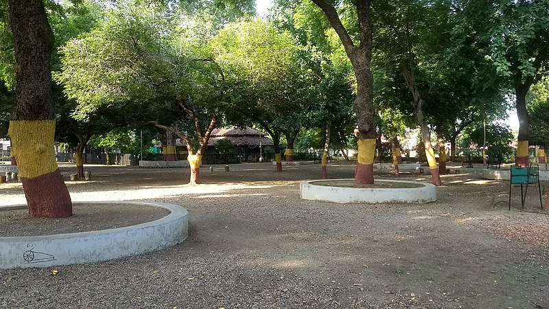 Jardín en Seva Gram, Wardha, India