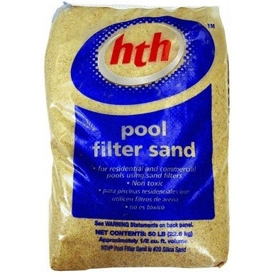 HTH 50 libras de arena de filtro de piscina