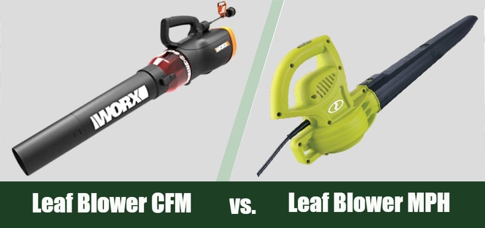 Soplador de hojas CFM vs MPH