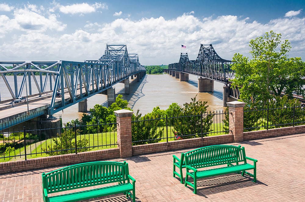 Puente del río Mississippi en Vicksburg