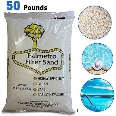 Palmetto 50 libras de arena de filtro de piscina