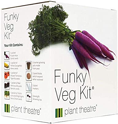 Plant Theatre Funky Veg KIT Caja de regalo