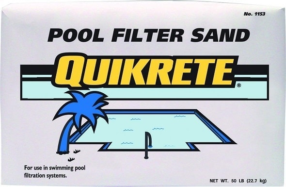 Filtro de arena para piscina Quikrete Natación